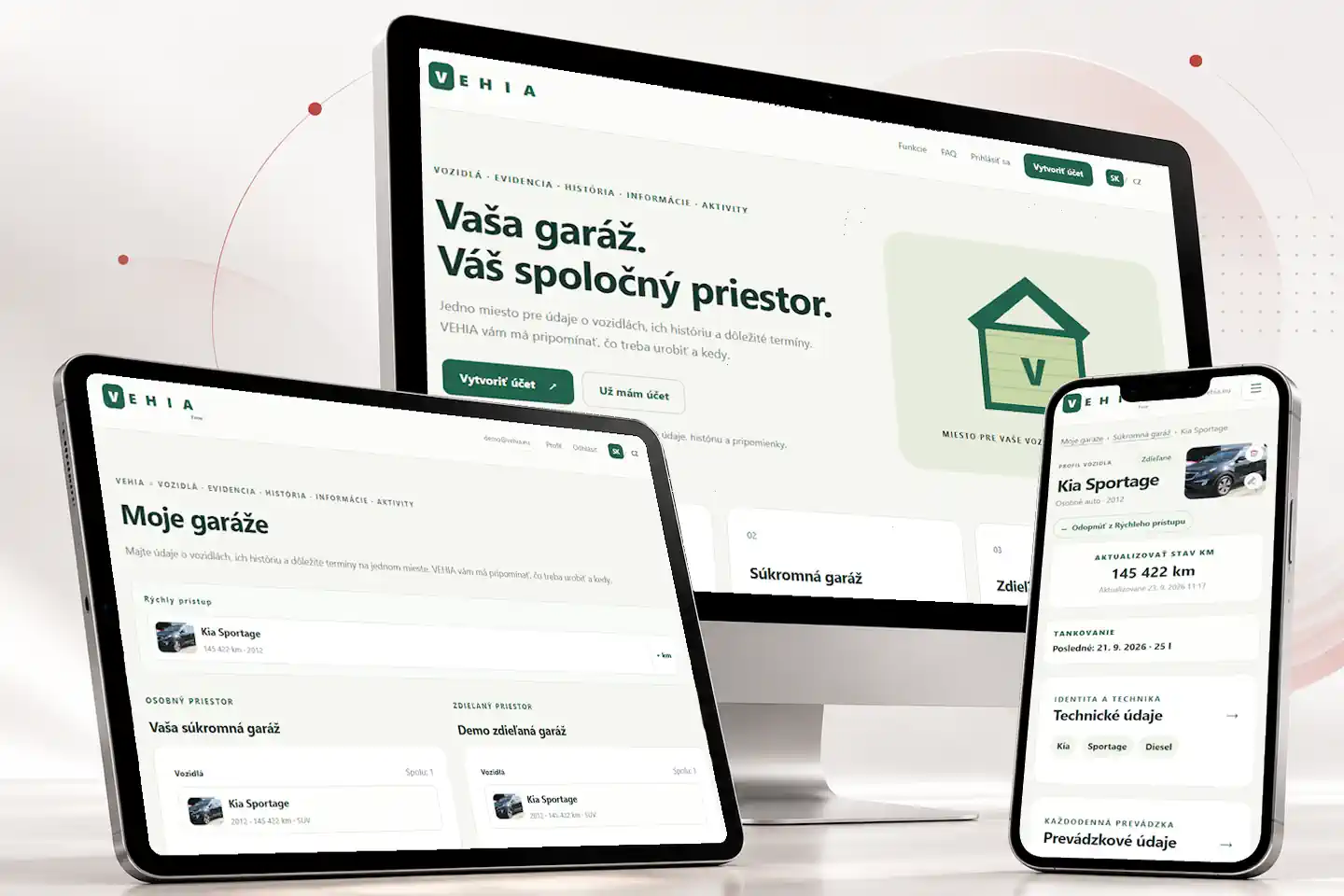 Ukážka webových riešení jzDev na rôznych zariadeniach