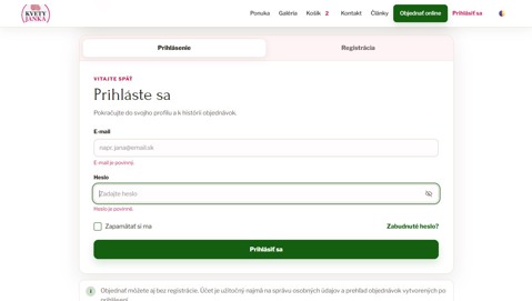 Ukážka projektu kvetyjanka.sk – Čo projekt rieši