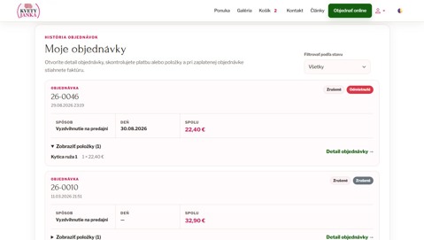 Ukážka projektu kvetyjanka.sk – Použiteľnosť a prístupnosť