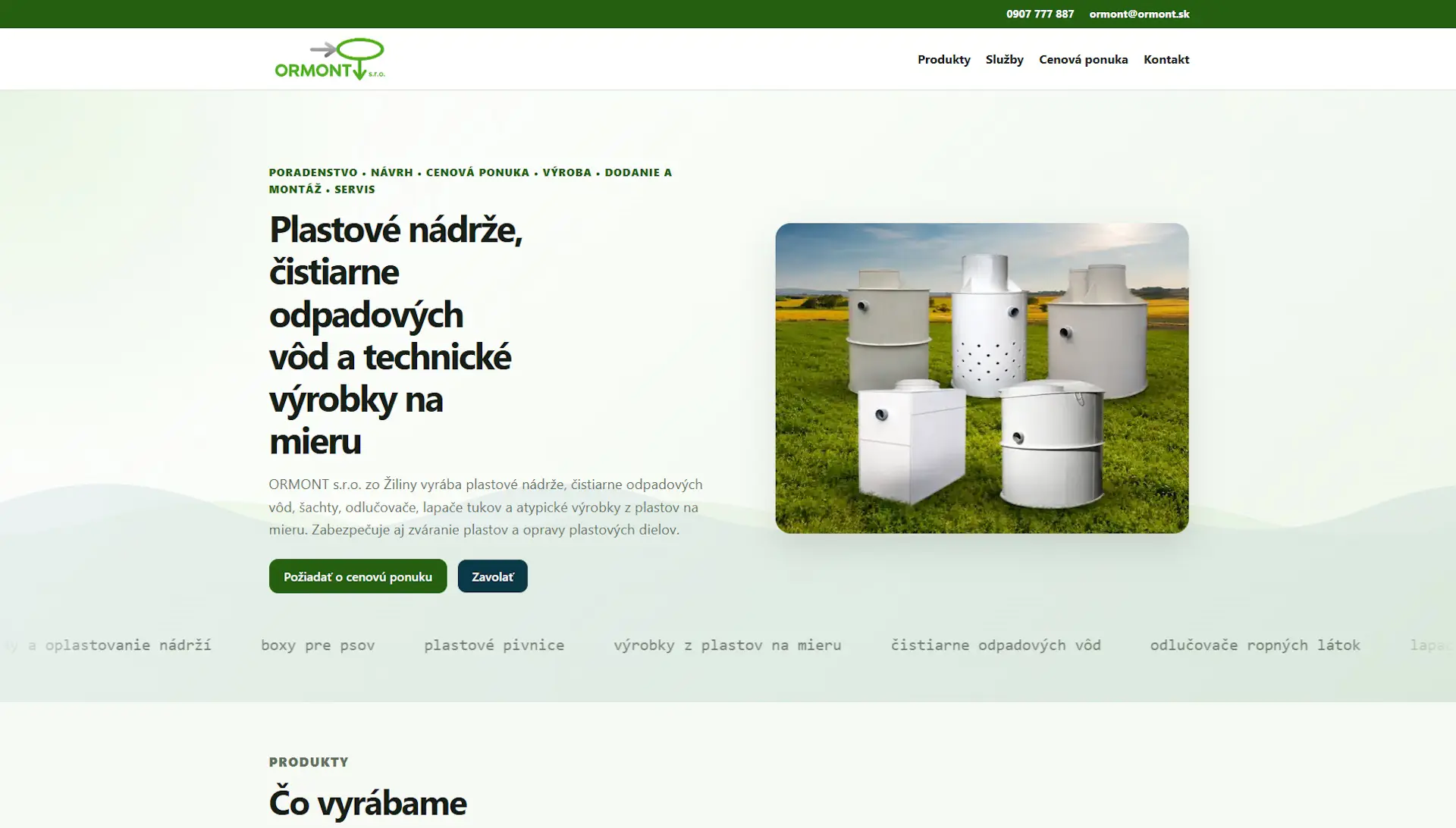 Náhľad projektu ormont.sk