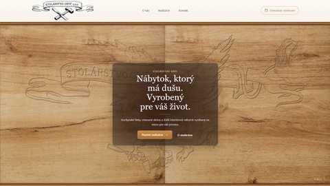 Náhľad projektu stolarstvogryf.sk