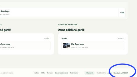 Ukážka projektu vehia.eu – Použiteľnosť a prístupnosť